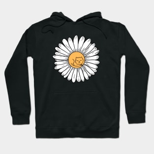 Cat daisy flower Hoodie